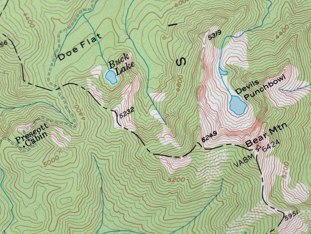 Preston Peak California Klamath NF USGS 15-Min Topo Map 1962 - Image 4