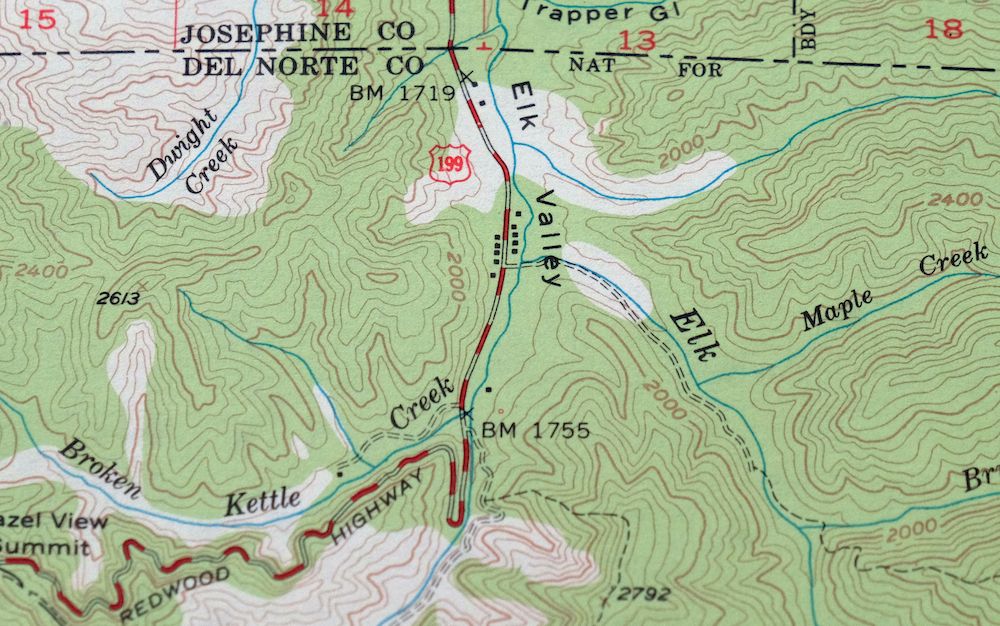 Preston Peak California Klamath NF USGS 15-Min Topo Map 1962 - Image 5