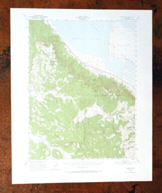 Milford California USGS 15-Min Topographic Map 1966 Vintage