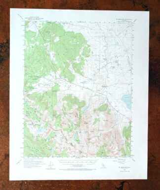 Mount Morrison California Mammoth Lakes USGS Topo Map 1974