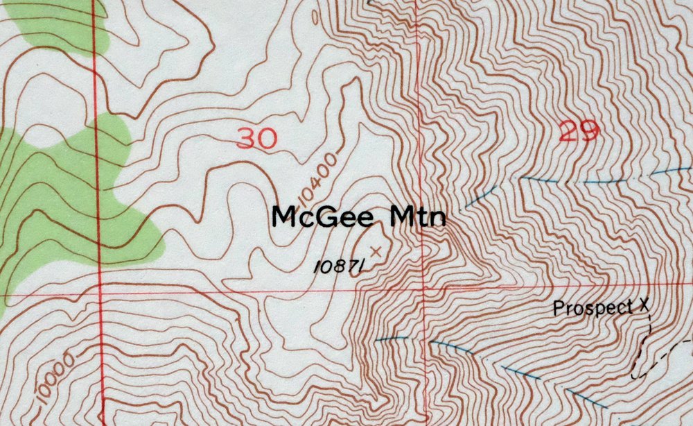 Mount Morrison California Mammoth Lakes USGS Topo Map 1974 - Image 5