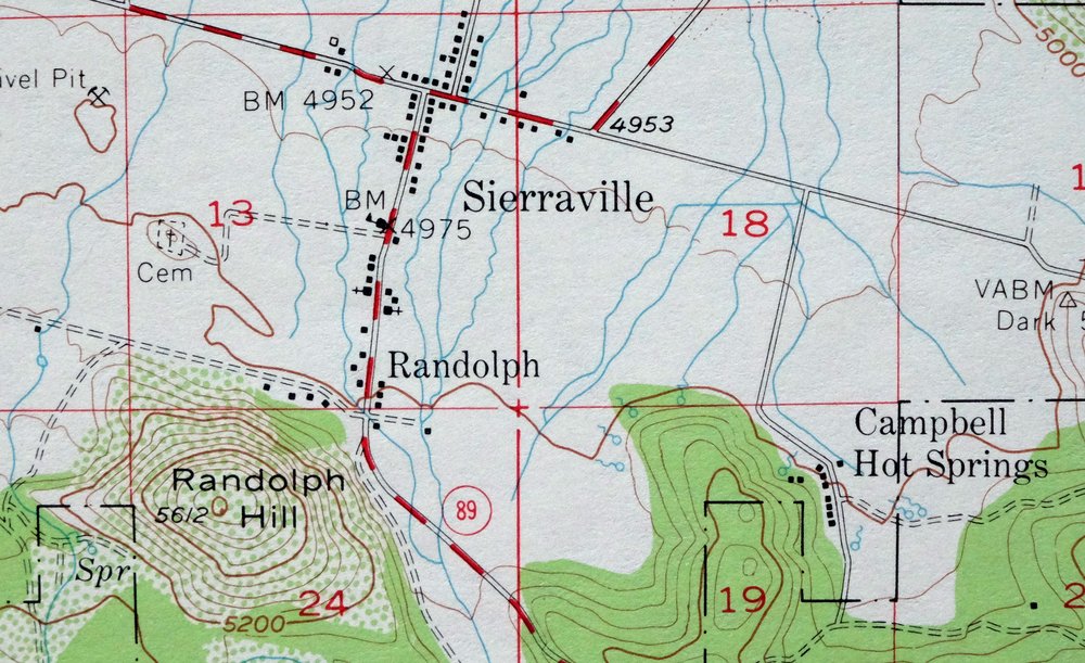 Sierraville California Calpine Loyalton USGS Topo Map 1969 - Image 4