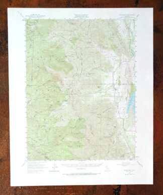 Stonyford California USGS 15-Min Topo Map 1967 Vintage