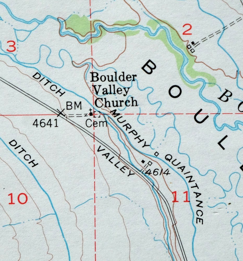 Devils Fence Montana USGS 15-Min Topo Map 1950 Vintage - Image 3