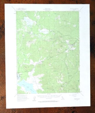 Westwood California USGS 15-Min Topographic Map 1961 Vintage