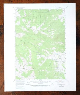 Sphinx Mountain Montana Big Sky USGS Topo Map 1968 Vintage