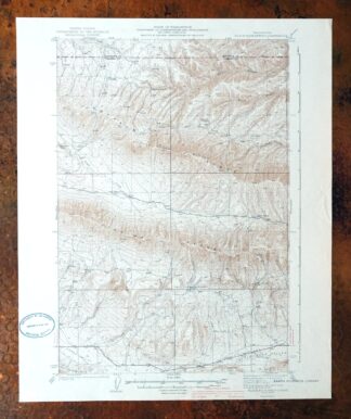 Black Rock Spring Washington Yakima Ridge USGS Topo Map 1941