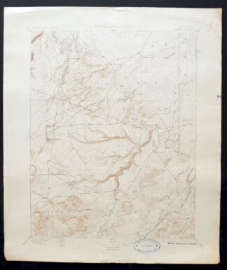 Apishapa Colorado Thatcher Delhi USGS Topo Map 1897 Antique