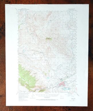 Cody Wyoming USGS 15-Min Topographic Map 1969 Vintage
