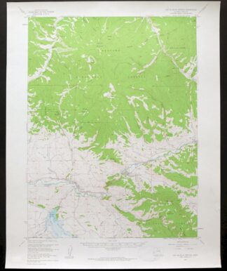 Hot Sulphur Springs Colorado Parshall USGS Topo Map 1963