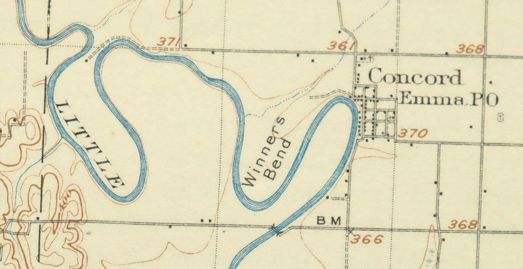 New Haven Illinois Ridgway Herald USGS Topo Map 1920 Antique - Image 2