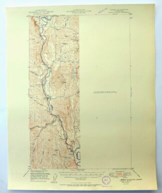 Orient Washington Colville NF Laurier USGS Topo Map 1951