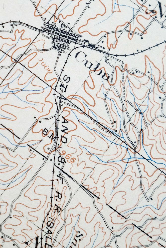 Sullivan Missouri Mark Twain NF Union USGS Topo Map 1916 - Image 3