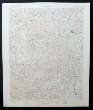 Potosi Missouri Mark Twain NF Caledonia USGS Topo Map 1906