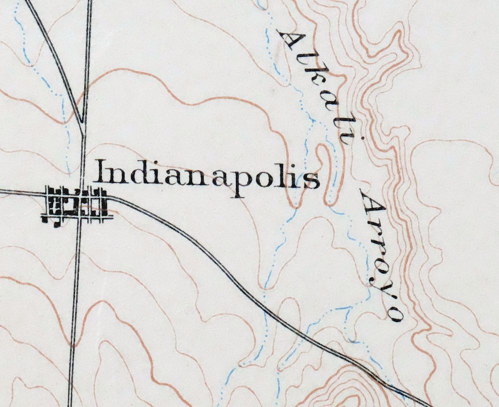 Mesa De Maya Colorado Branson Villegreen USGS Topo Map 1901 - Image 3