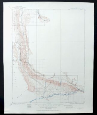 Grand Hogback Colorado Rifle Silt USGS Topographic Map 1959