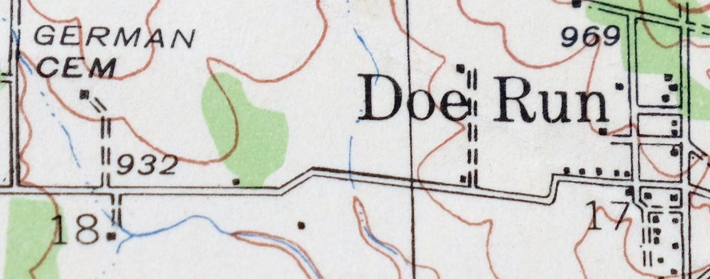 Ironton Missouri Mark Twain NF Pilot Knob USGS Topo Map 1968 - Image 3