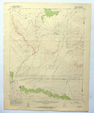 Leupp Arizona USGS 15-Min Topographic Map 1959 Vintage