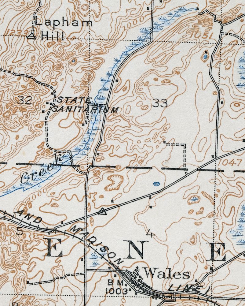 Oconomowoc Wisconsin Waukesha Plat USGS Topographic Map 1947 - Image 4