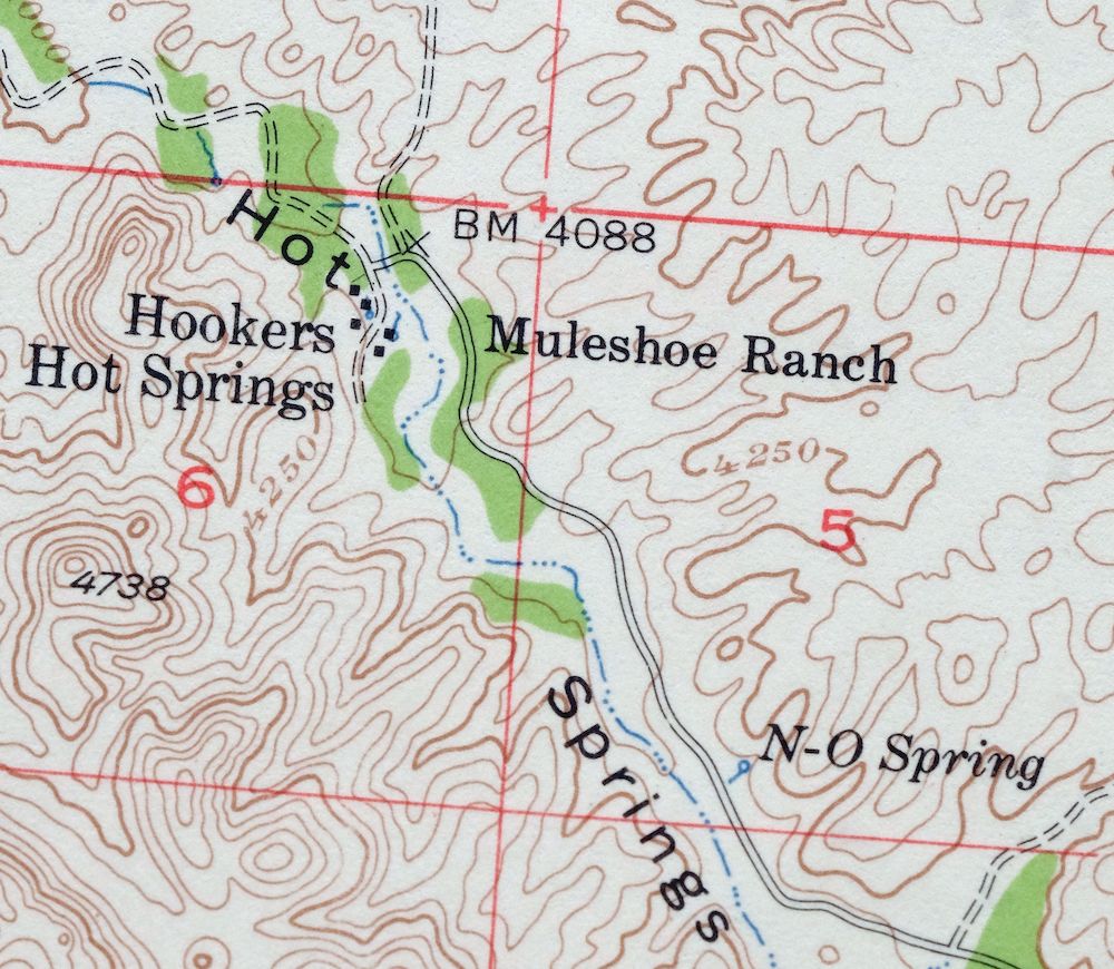 Winchester Mountains Arizona The Mesas USGS Topo Map 1962 - Image 2