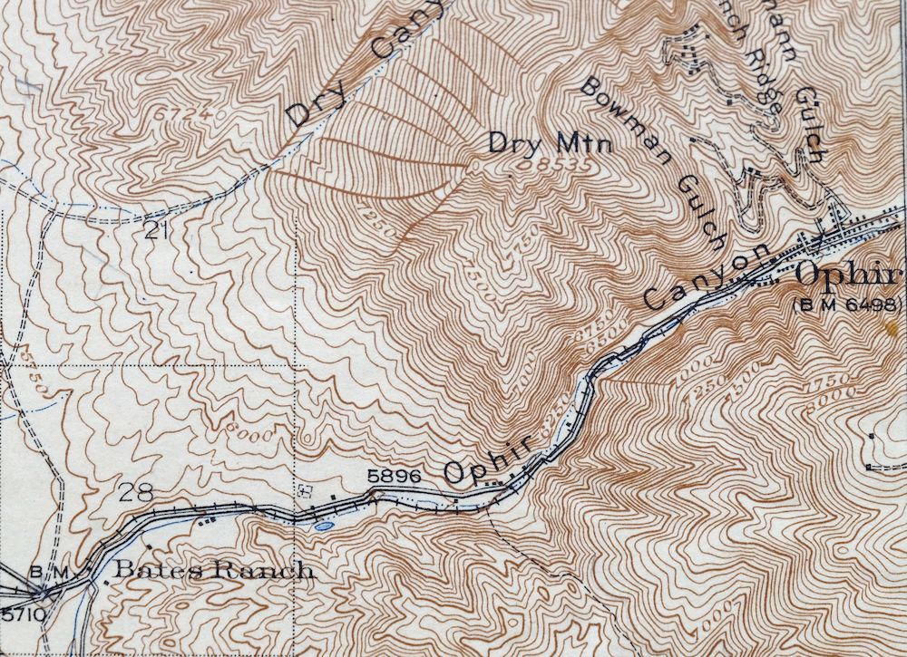 Stockton Utah Tooele Rush Valley USGS Topo Map 1941 Antique - Image 3