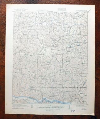 White Plains Virginia Triplet Ebony USGS Topo Map 1944