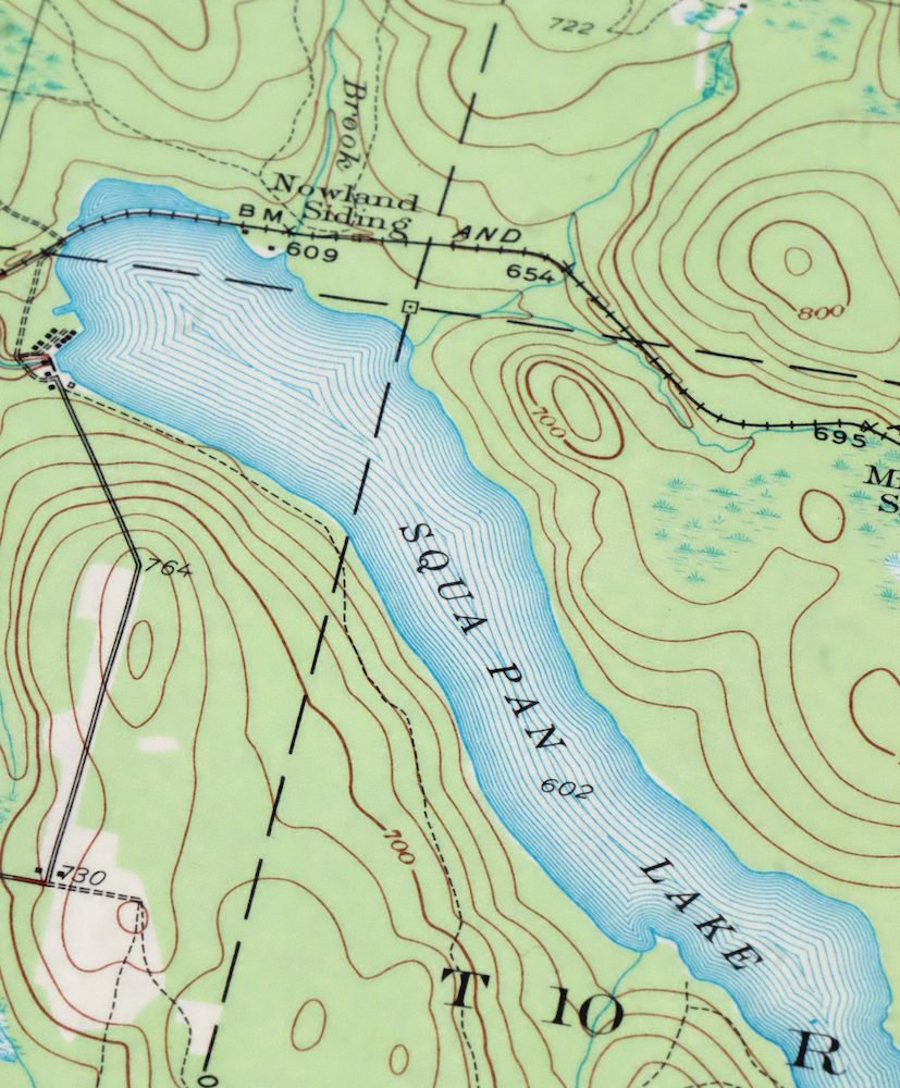 Ashland Maine USGS 15-Min Topographic Map 1973 Vintage - Image 2