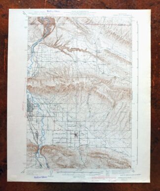 Yakima East Washington Union Gap USGS Topographic Map 1941