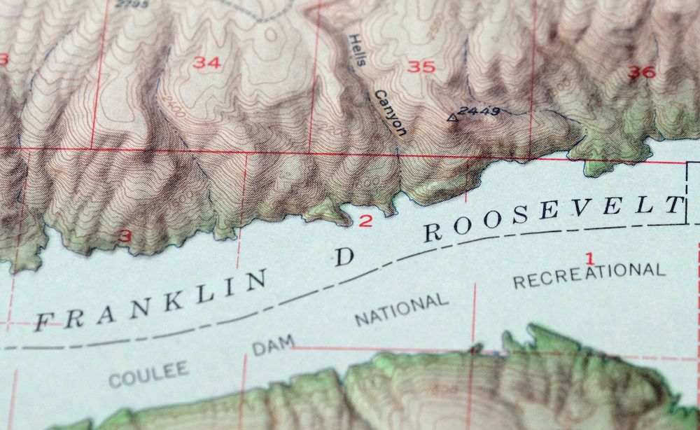 1955 USGS Army COE Topo Map: Grand Coulee Dam, Washington - Image 3