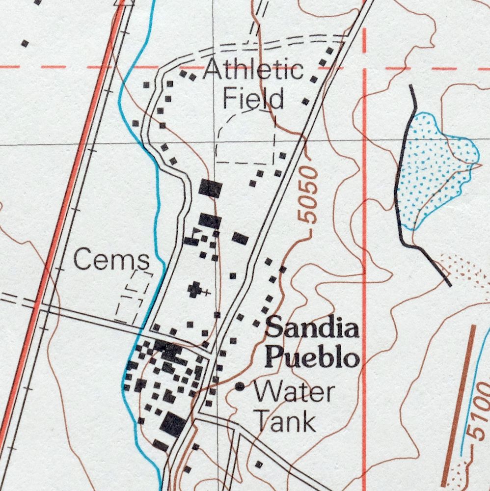2007 USGS Topo Map: Bernalillo, Cibola NF, New Mexico - Image 3
