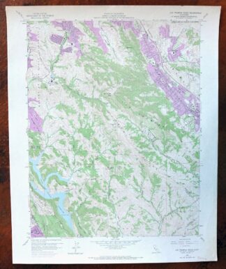 1968 USGS Topo Map: Las Trampas Ridge, Oakland, California