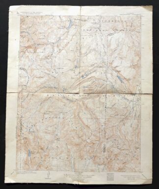 1930 San Cristobal Colorado USGS Topo Map: Santa Maria Lake