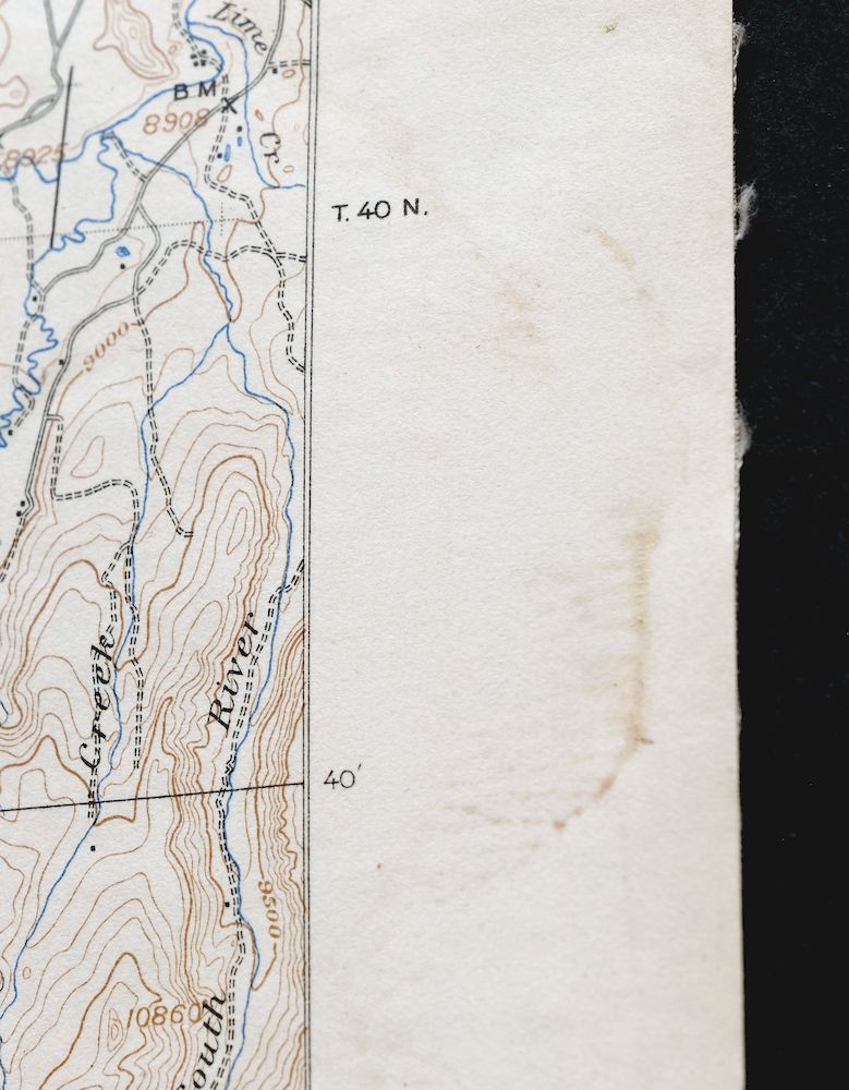 1930 San Cristobal Colorado USGS Topo Map: Santa Maria Lake - Image 5