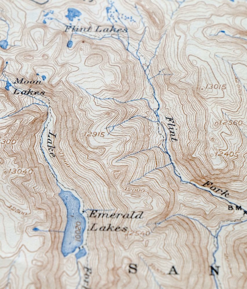 1930 San Cristobal Colorado USGS Topo Map: Santa Maria Lake - Image 4
