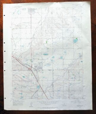 1958 Lafayette Colorado USGS Topo Map: Broomfield (Thornton)