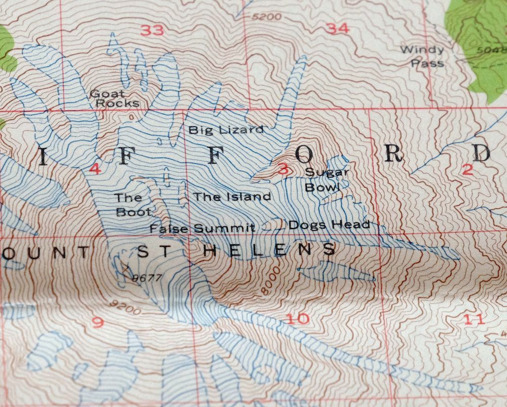 1961 USGS Topo Map: Mount Saint Helens, Washington - Image 3