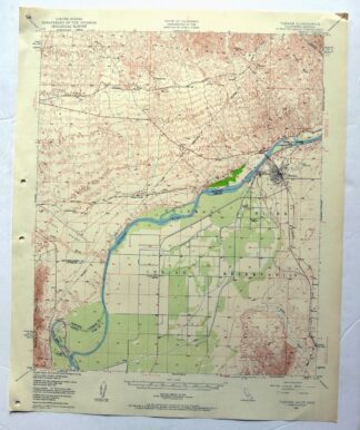 1960 USGS Topo Map: Parker, California/Arizona