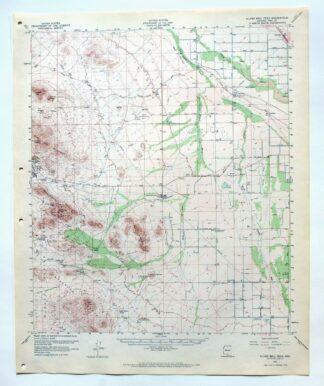 1965 Silver Bell Peak Arizona USGS Topo Map: Marana