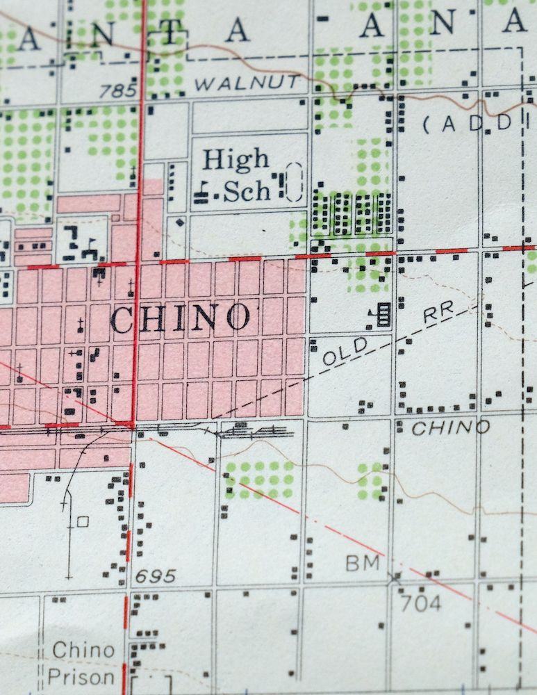 1959 Ontario California USGS Topo Map: Chino - Image 6