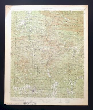 De Queen Arkansas Dierks Wickes USGS Topo Map 1913 Antique