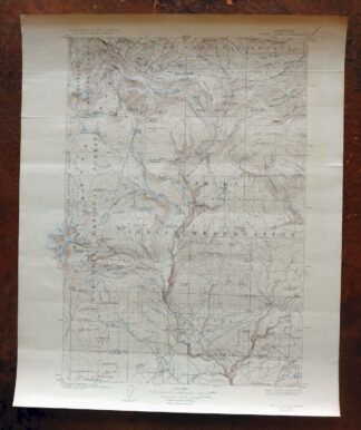 1923 USGS Topo Map: Mount Adams, Washington