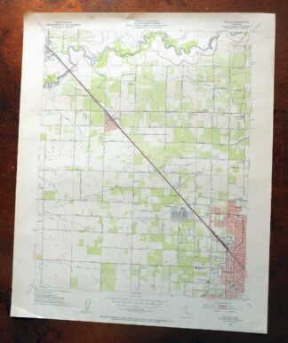 1954 Salida California USGS Topo Map: Modesto