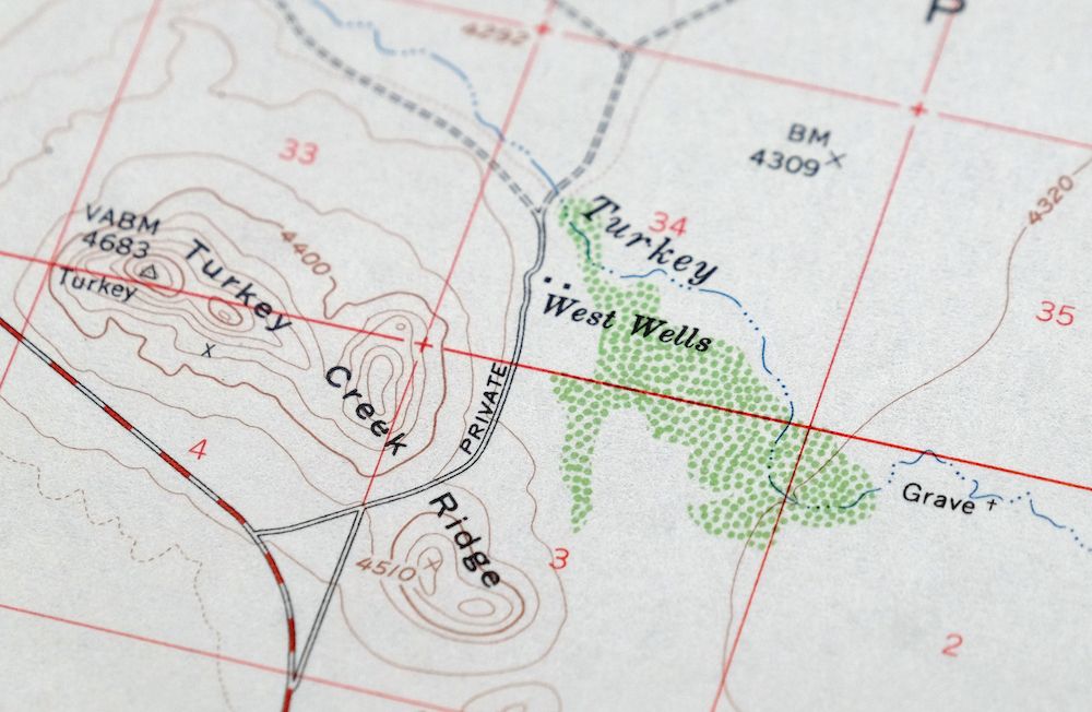 1963 USGS Topo Map: Squaretop Hills, Arizona (Vintage Print) - Image 3