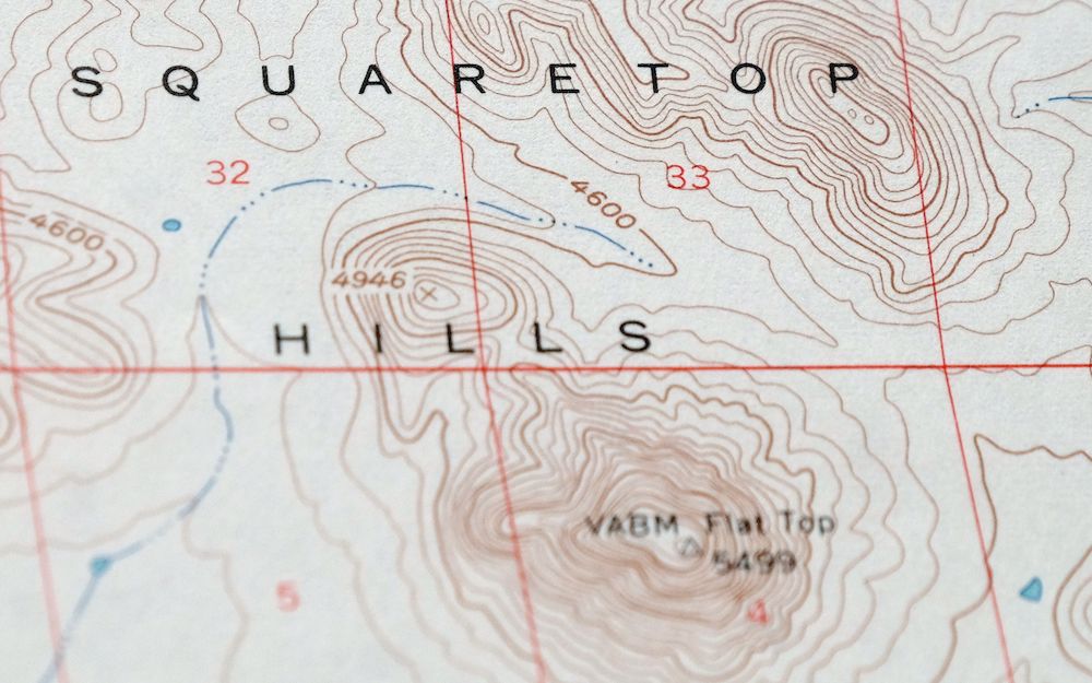 1963 USGS Topo Map: Squaretop Hills, Arizona (Vintage Print) - Image 4
