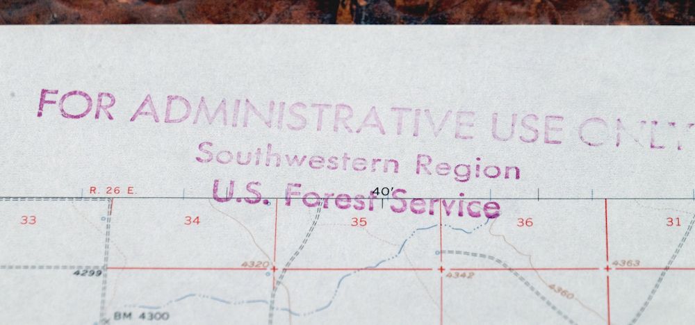 1963 USGS Topo Map: Squaretop Hills, Arizona (Vintage Print) - Image 5