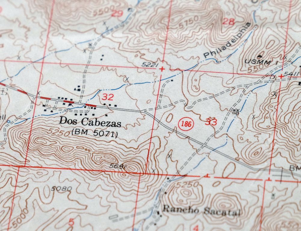 1962 USGS Army COE Topo Map: Dos Cabezas, Arizona - Image 3