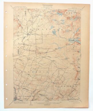 1908 Lassellsville New York USGS Topo Map: Stratford