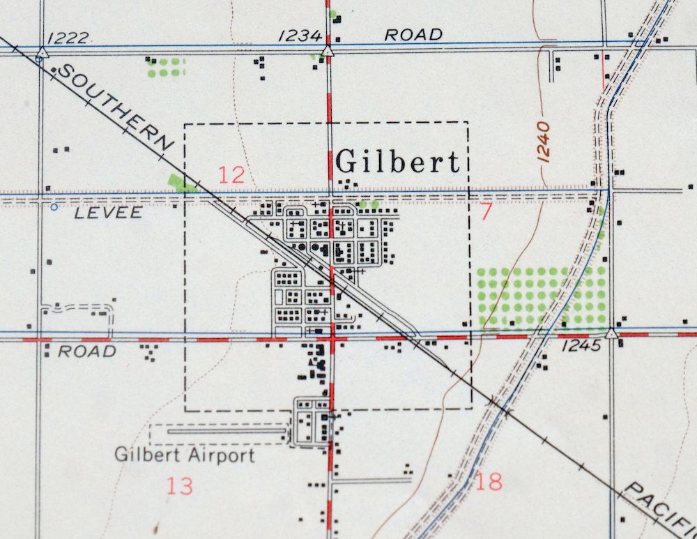 Mesa Arizona Phoenix Scottsdale USGS Topo Map 1960 Vintage - Image 7