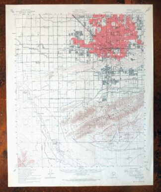 1968 Phoenix Arizona USGS Topo Map: Tolleson