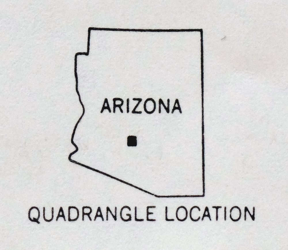1968 Phoenix Arizona USGS Topo Map: Tolleson - Image 4